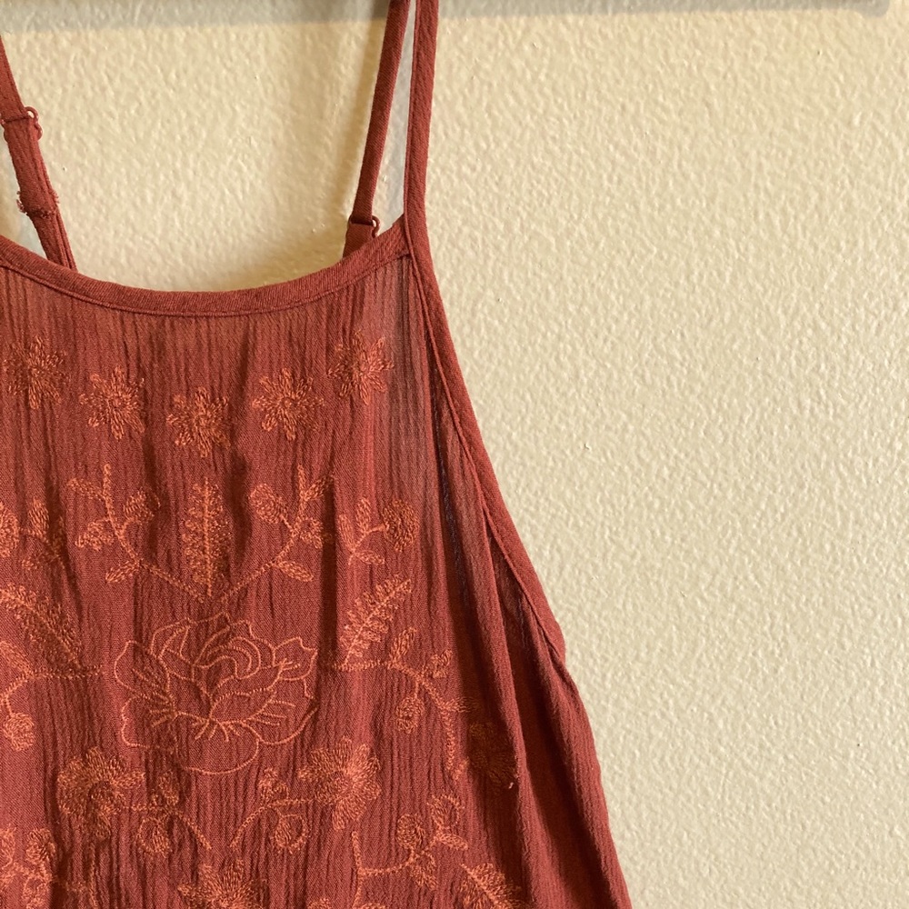 Rust summer dress